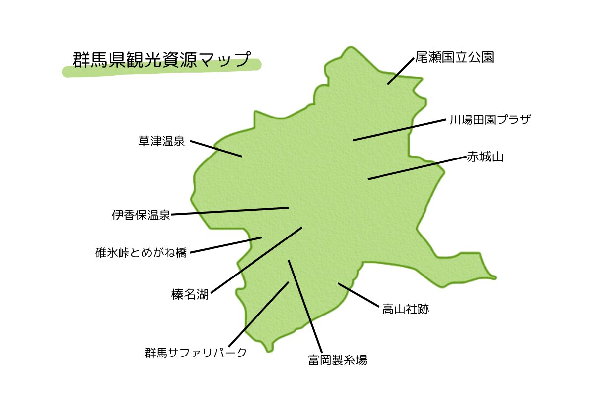 観光事業者が知っておきたい群馬県の観光資源【自然・歴史文化・レジャー・特産品】 | レジャー観光開業なび